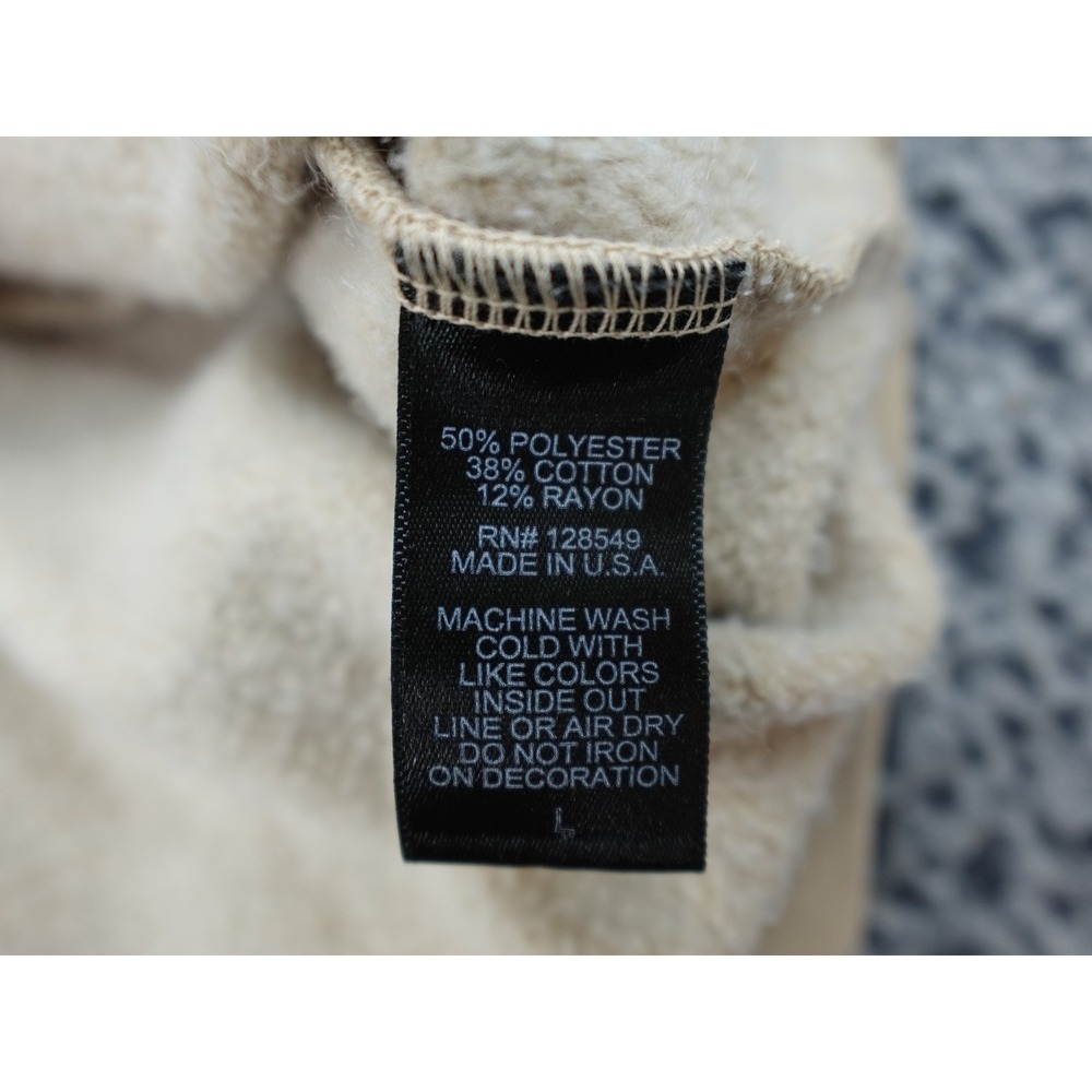 Aviator Nation Sweatshirt Unisex Large Tan 5-Stripe Rainbow Sun Crewneck USA - Picture 6 of 8